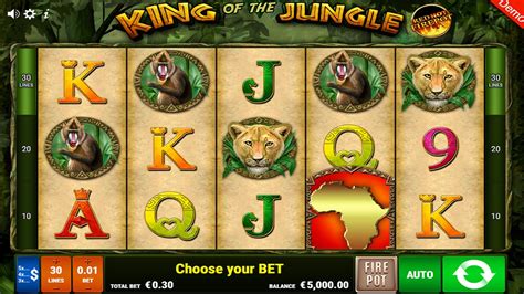 King Of The Jungle Red Hot Firepot Slot Grátis